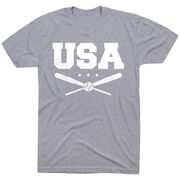 Baseball T-Shirt Short Sleeve - USA