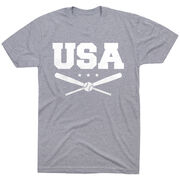 Baseball T-Shirt Short Sleeve - USA Baseball