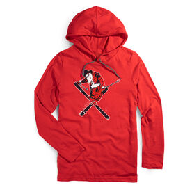 Men's Skiing Lightweight Hoodie - Freestyle Santa