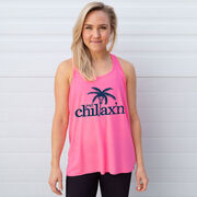 Lacrosse Flowy Racerback Tank Top - Just Chillax'n