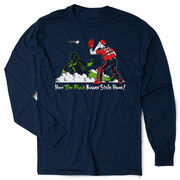 Baseball Tshirt Long Sleeve - How The Pinch Stole Home