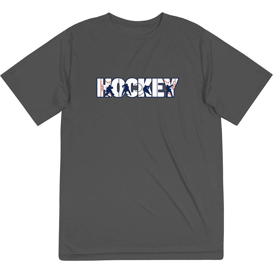 Hockey Short Sleeve Performance Tee - Hockey Life