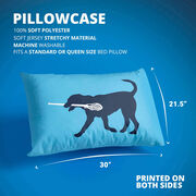 Guys Lacrosse Pillowcase - Max The Lax Dog