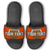 Football Repwell&reg; Slide Sandals - Football With Text