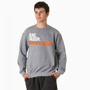 Basketball Crewneck Sweatshirt - Eat Sleep Basketball