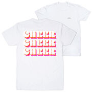 Cheerleading Short Sleeve T-Shirt - Retro Cheer (Back Design)