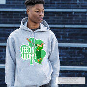 Baseball Hooded Sweatshirt - Feelin' Lucky Baseball