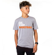 Basketball T-Shirt Short Sleeve Eat. Sleep. Basketball.