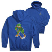Hockey Hooded Sweatshirt - St. Hat-Trick (Back Design) 
