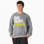 Tennis Crewneck Sweatshirt - Eat Sleep Tennis (Bold)