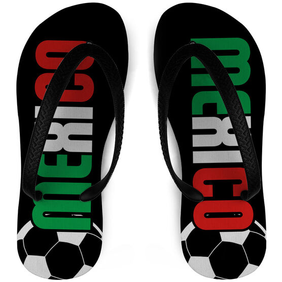 soccer flip flops mexico