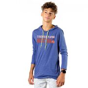 Men's Basketball Lightweight Hoodie - I'd Rather Be Playing Basketball