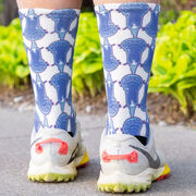 Guys Lacrosse Graphic Flex Mid-Calf Socks - Coast To Coast