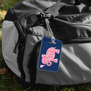 Girls Lacrosse Bag/Luggage Tag - Lax Elephant