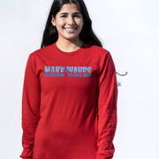 Swimming Tshirt Long Sleeve - Make Waves