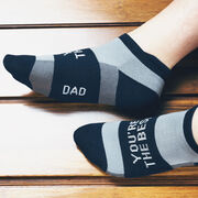 Socrates&reg; Woven Performance Sock - You're The Best Dad