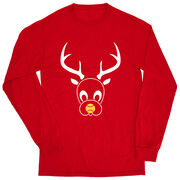 Softball Tshirt Long Sleeve - Reindeer