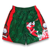 Lacrosse Beckett&trade; Shorts - Santa Laxer Christmas