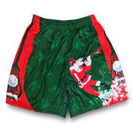 Santa Laxer Christmas Lacrosse Shorts