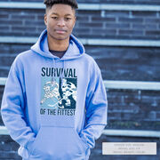 Hockey Hooded Sweatshirt - Survival of the Fittest