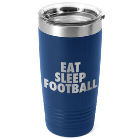 Football 20 oz. Double Insulated Tumbler - Eat Sleep Football