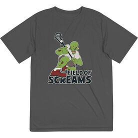 Guys Lacrosse Short Sleeve Performance Tee - Field of Screams