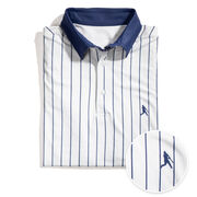 Baseball Short Sleeve Polo Shirt - Pinstripes Baseball