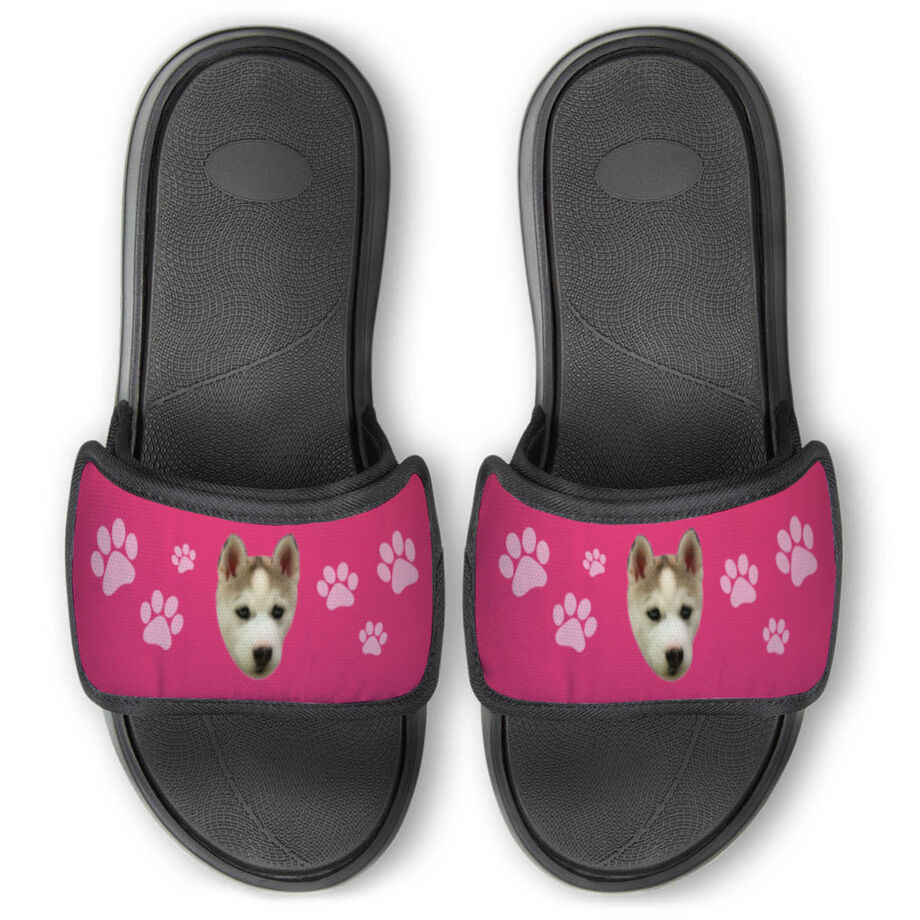 Personalized Repwell&reg; Slide Sandals - Custom Dog Photo