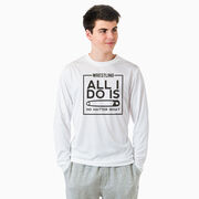 Wrestling Long Sleeve Performance Tee - All I Do Is Pin