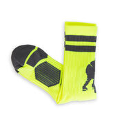 Hockey Woven Mid-Calf Socks - Player (Neon/Gray)