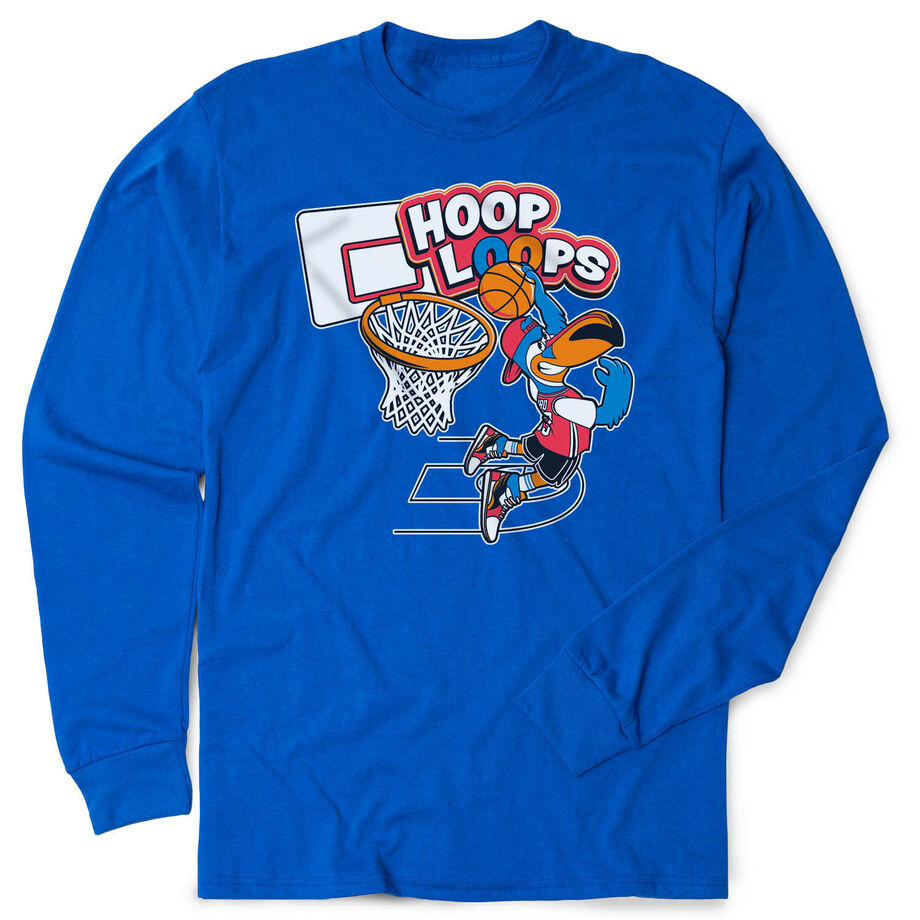 Basketball Tshirt Long Sleeve - Hoop Loops