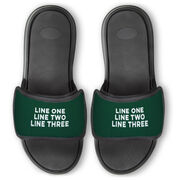 Personalized Repwell&reg; Slide Sandals - Your Text