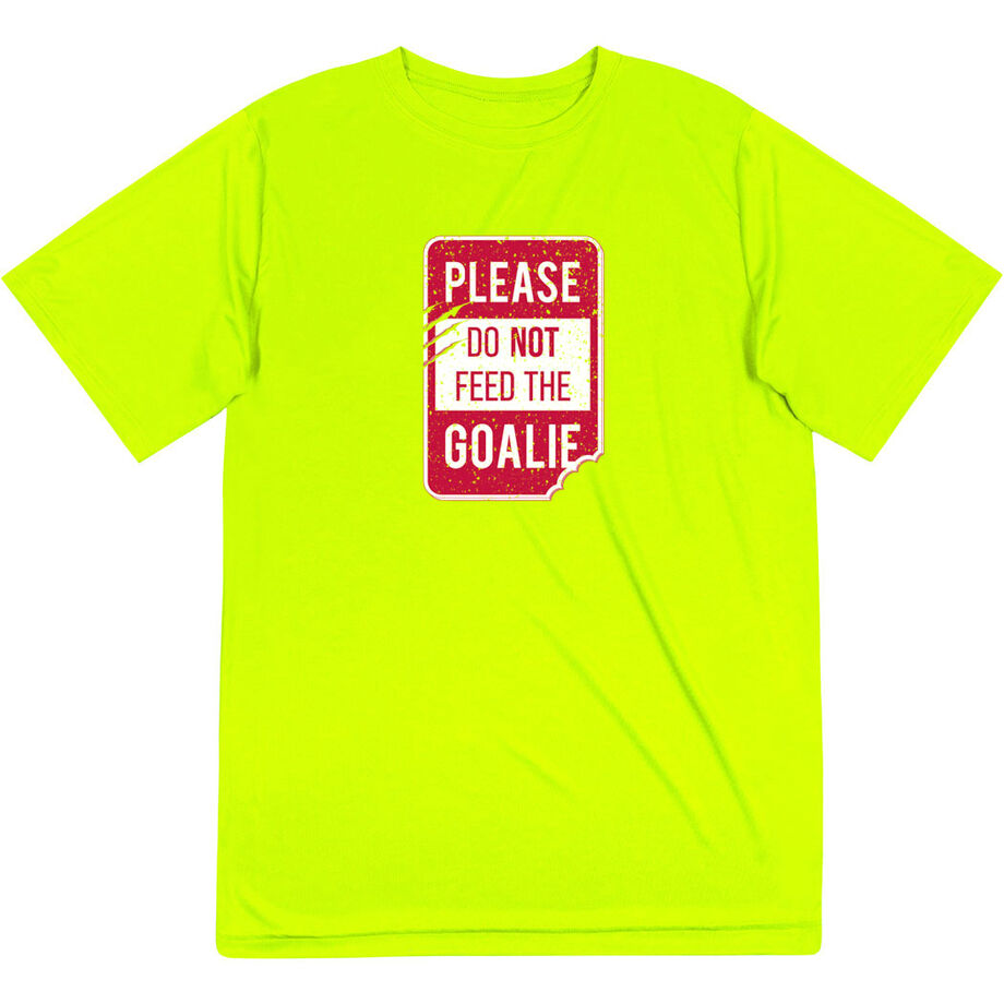 Short Sleeve Performance Tee - Don’t Feed The Goalie