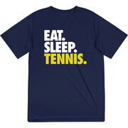 Tennis Short Sleeve Performance Tee - Eat. Sleep. Tennis.