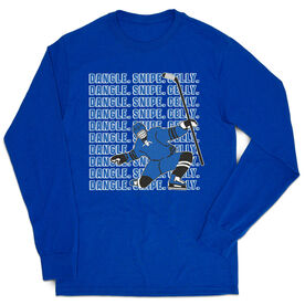 Hockey Tshirt Long Sleeve - Dangle Snipe Celly Player