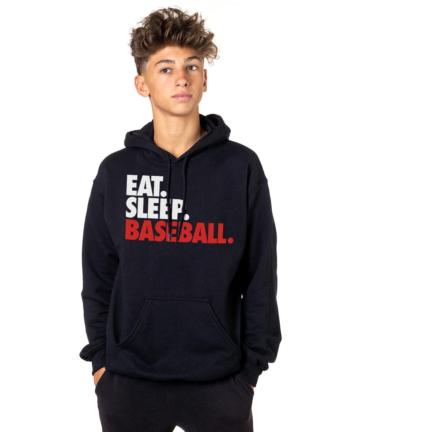 ChalkTalkSPORTS Baseball Standard Sweatshirt Eat Sleep Baseball Youth Sizes
