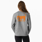Basketball Crewneck Sweatshirt - Baxter The Basketball Dog (Back Design)
