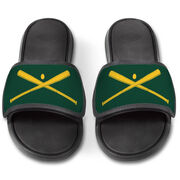 Baseball Repwell&reg; Slide Sandals - Crossed Bats with Ball