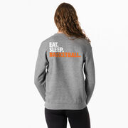 Basketball Crewneck Sweatshirt - Eat Sleep Basketball (Back Design)