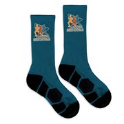 Running Graphic Flex Mid-Calf Socks - Custom