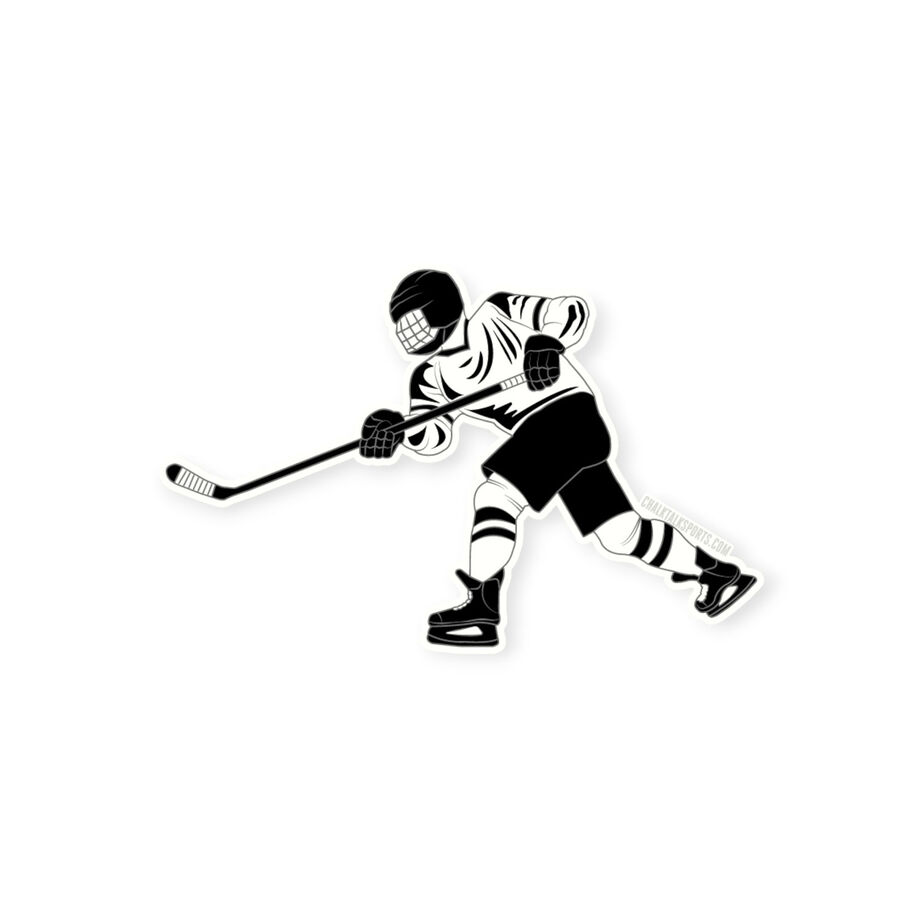 Hockey Sticker - Hockey Player