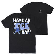 Hockey Short Sleeve T-Shirt - Have An Ice Day (Back Design)