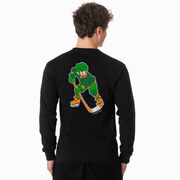 Hockey Tshirt Long Sleeve - St. Hat-Trick (Back Design) 