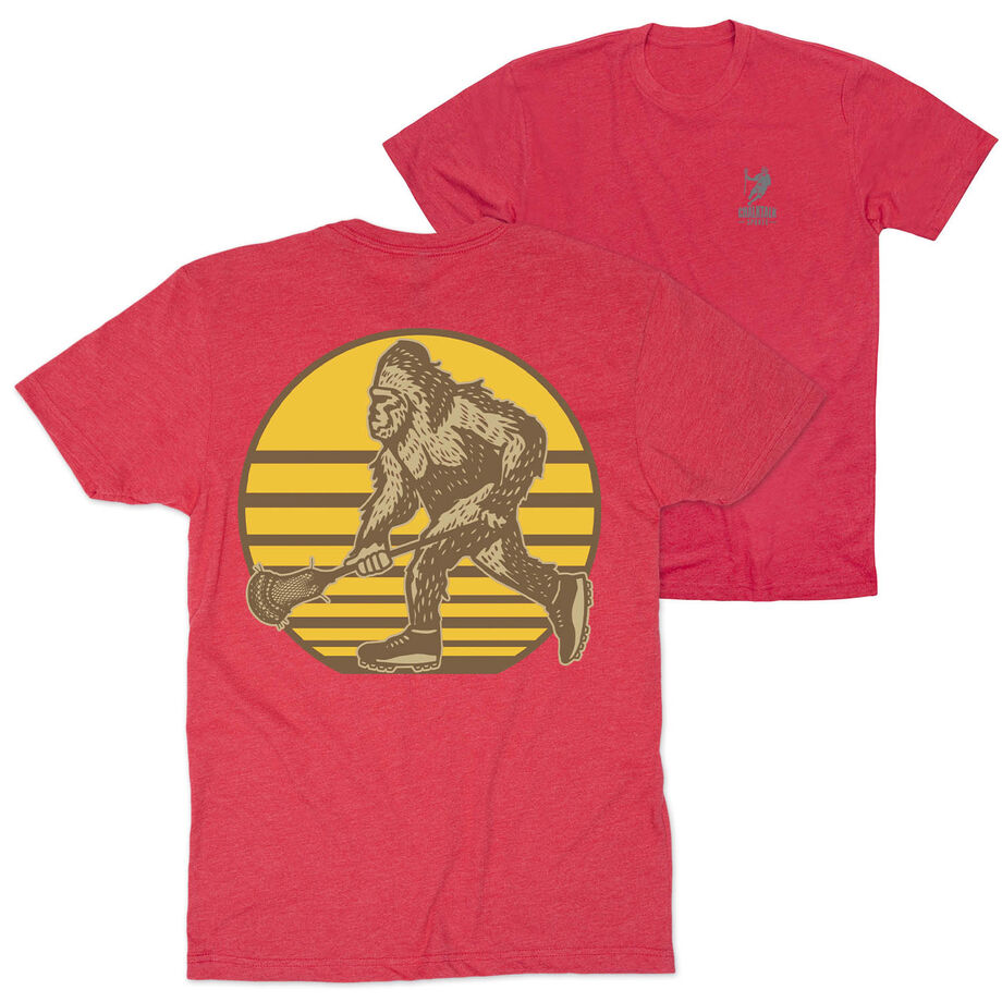 Guys Lacrosse Short Sleeve T-Shirt - BigFoot (Back Design)