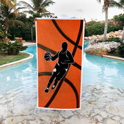 Basketball Premium Beach Towel - Player