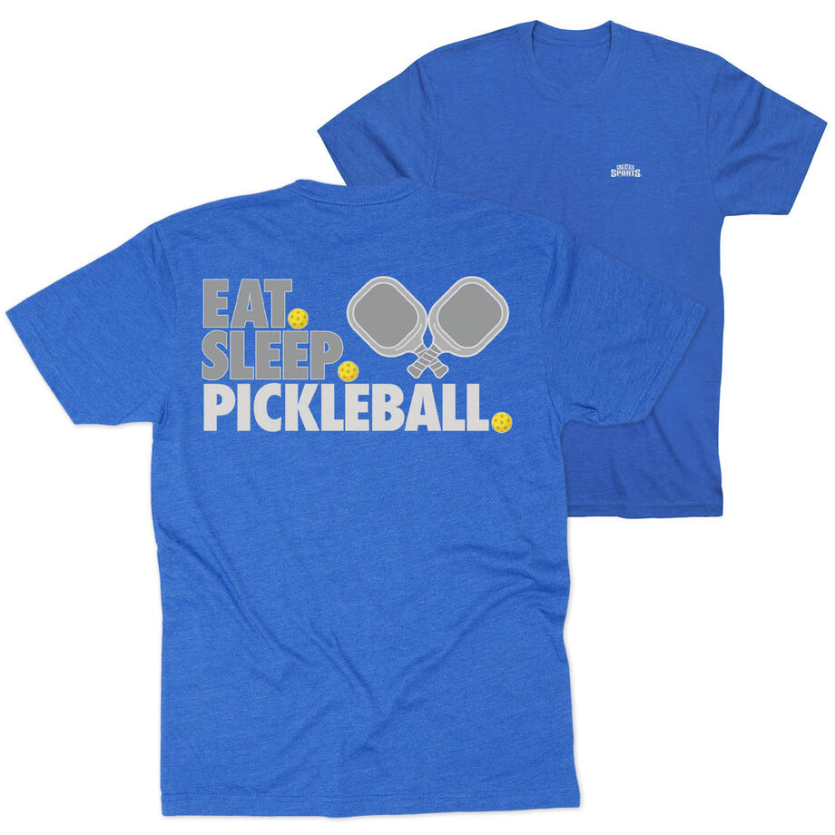 Pickleball Short Sleeve T-Shirt - Eat. Sleep. Pickleball (Back Design)