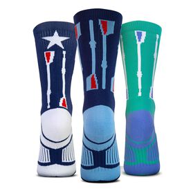 Crew Woven Mid-Calf Sock Set - All-American