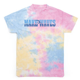 Swimming Short Sleeve T-Shirt - Make Waves Tie Dye