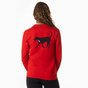 Hockey Tshirt Long Sleeve - Howe The Hockey Dog (Back Design)