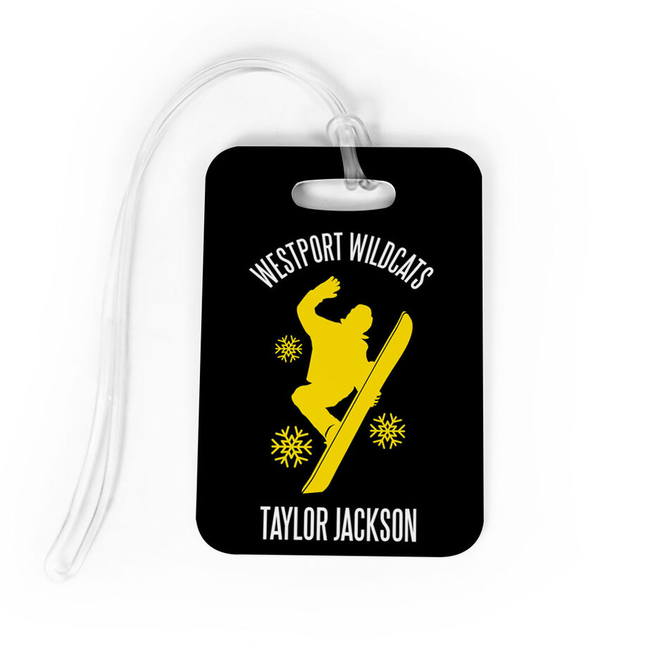 Snowboarding Bag/Luggage Tag - Personalized Team - Personalization Image